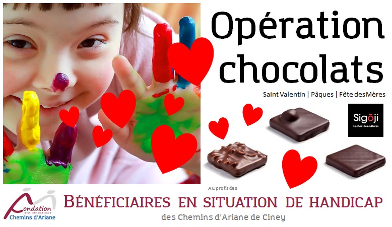 Annonce de l'Opération chocolats